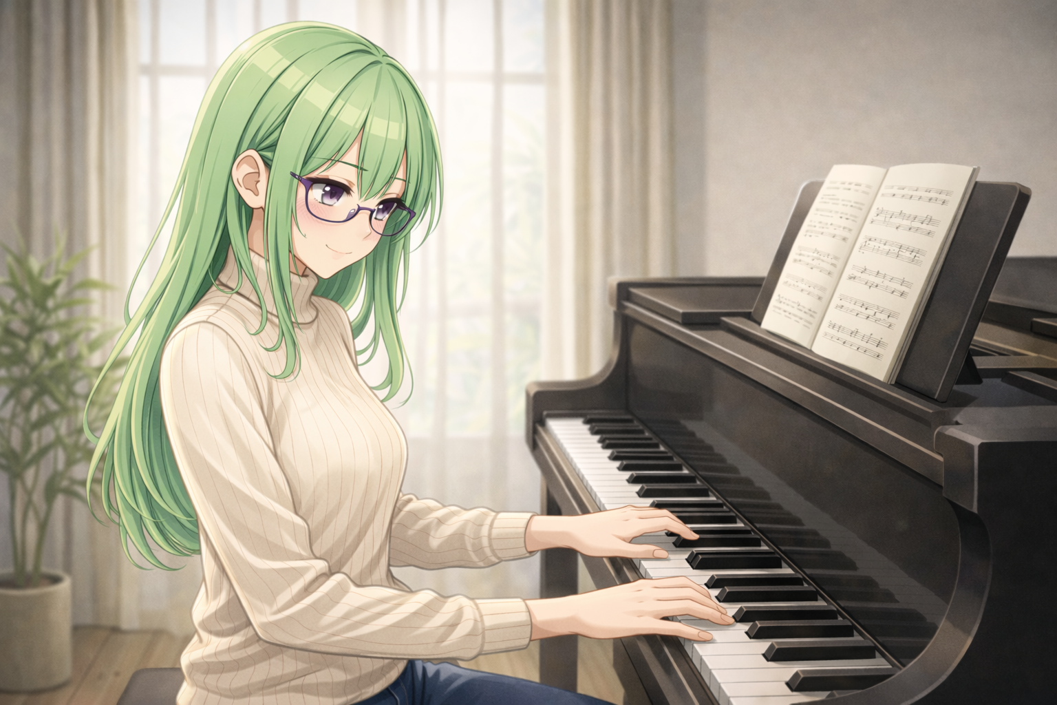 紫苑 日常シーン